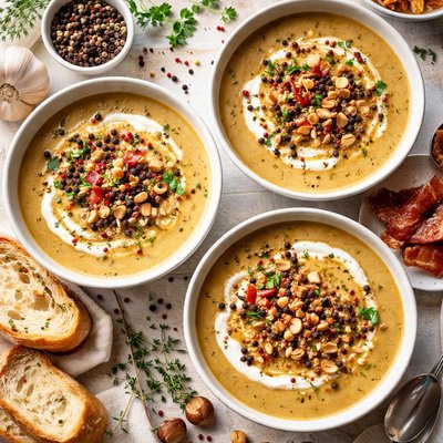 Image of 3 Peppercorn Hazelnut Soup