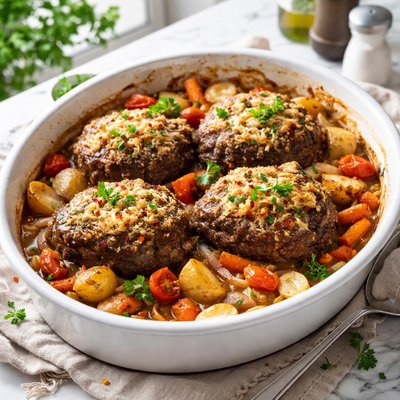 Image of 4 2 Round Steak Bake