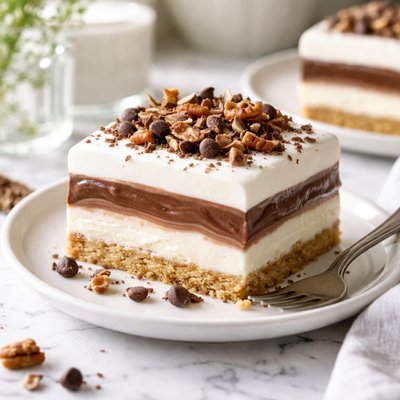 Image of 4 Layer Cream Cheese Pudding Dessert