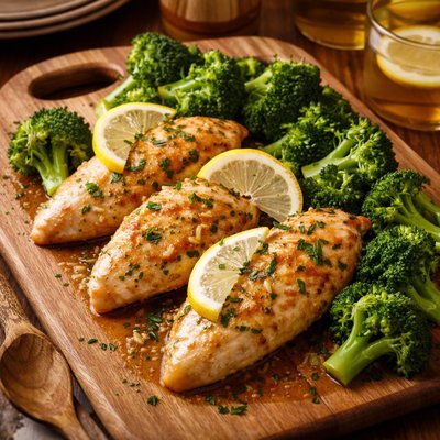Image of 4 Points Plus Lemon Chicken with Broccoli