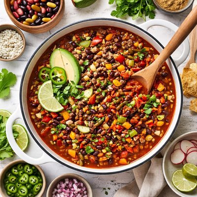 Image of Chili de 5 Frijoles Bajo en Grasa