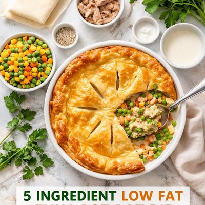 Image of 5 Ingredient Low Fat Tuna Pot Pie