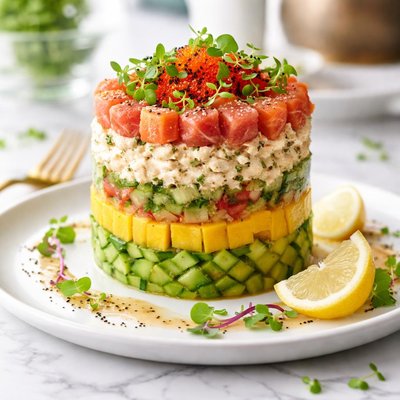 Image of 5 Layer Seafood Appetizer