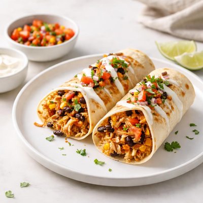 Image of 5 Minute Crock Pot Burritos