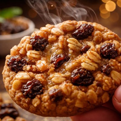 Image of 5 Minute Oatmeal Raisin Cookie Treat