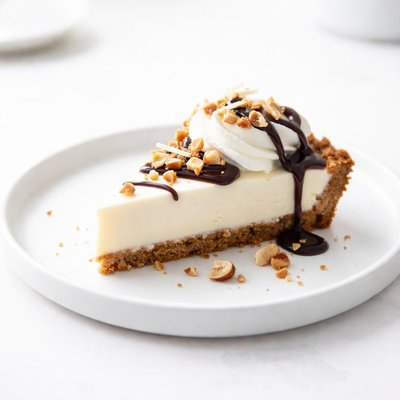 Image of 5 Minute White Chocolate Hazelnut Pie