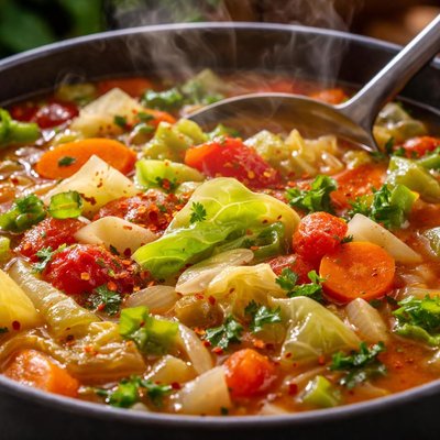 Image of 7 Day Diet Fat Burning Cabbage Soup
