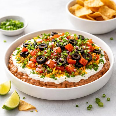 Image of Vegan 7 Layer Bean Dip