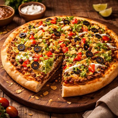 Image of 7 Layer Taco Pizza