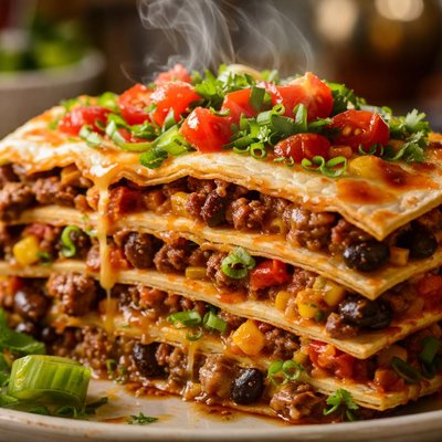 Image of 7 Layer Tortilla Pie
