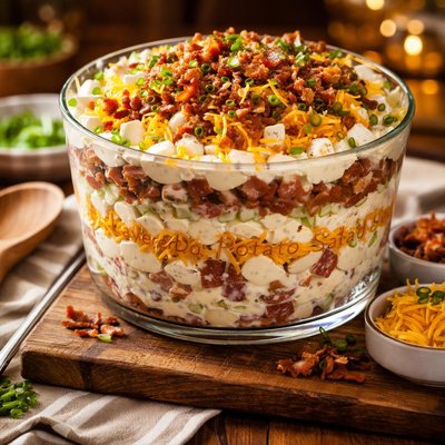Image of 7th Inning Stretch Layered Potato Salad