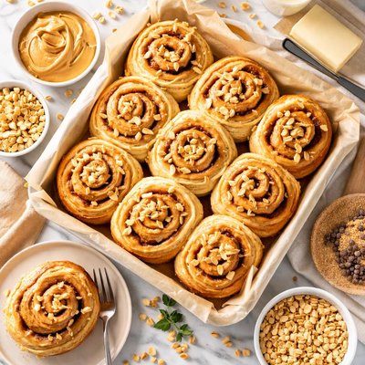 Image of 90 Minute Peanut Butter Rolls