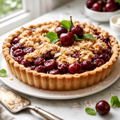 Image of A 1 Cherry Cobbler Tart A1