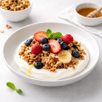 Image of A Breakfast Yogurt Parfait Granola