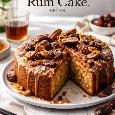 Image of A Date with Rum Cake Vegan