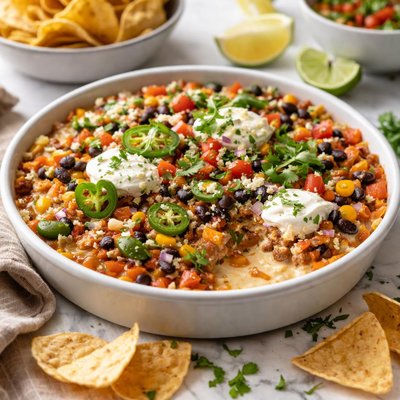 Image of A Different and Delicious Nacho Dip