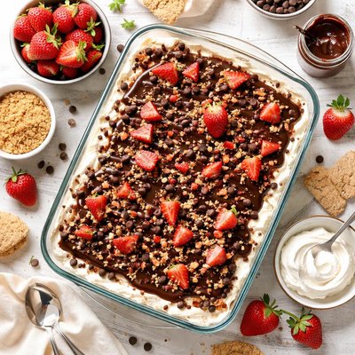 Image of A Different Chocolate Eclair Cake Dessert