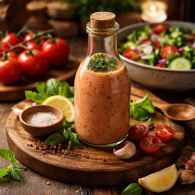 Image of A Different Tomato Salad Dressing