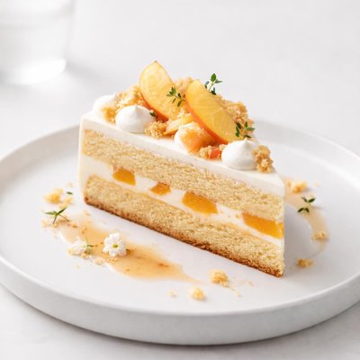Image of A Dream of Peaches N Cream Cake