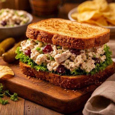 Image of A Famous Chicken Salad Sandwich