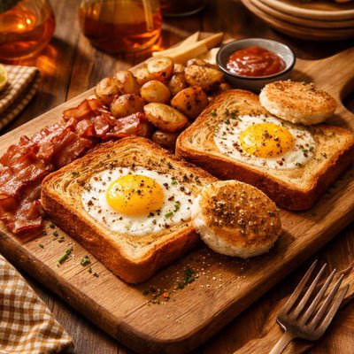 Image of A Hole in One Breakfast a La Midwest Living