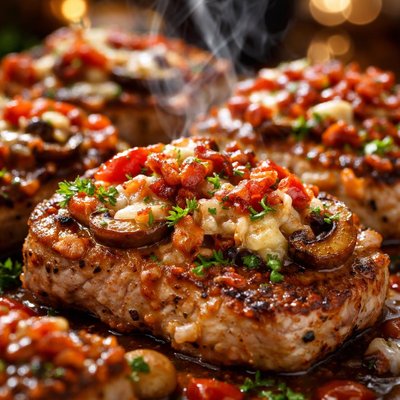 Image of A Little of Everything Pork Chops