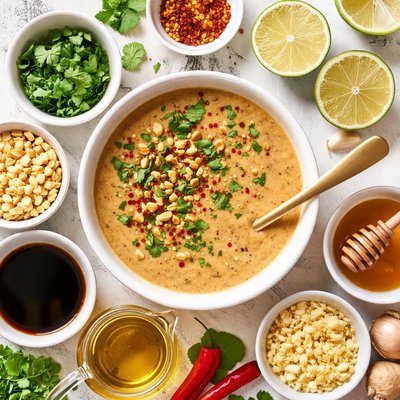 Image of A Peanut Vinaigrette