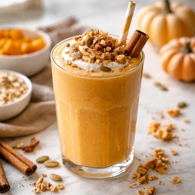 Image of A Rich Pumpkin Smoothie Vegan Friendly