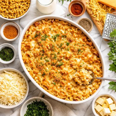Image of A Simple Baked Macaroni and Cheese