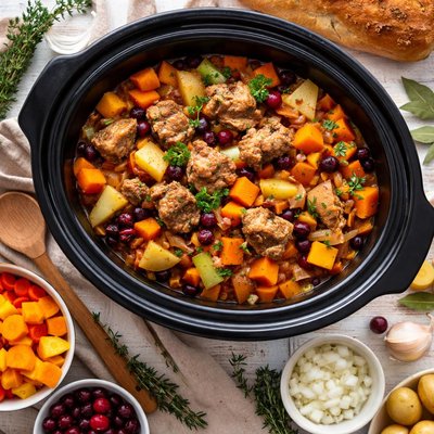 Image of A Taste of Fall Crock Pot Pork Stew