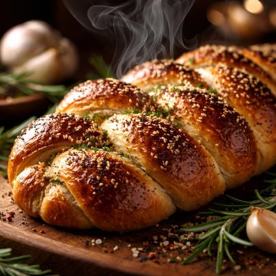 Image of A Unique and Delicious Braided Bread