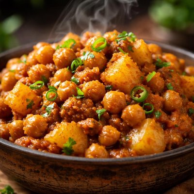 Image of Vegan Aalu Chana Ki Sabji