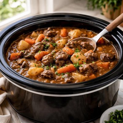 Image of Abita Beef Stew in a Crock Pot