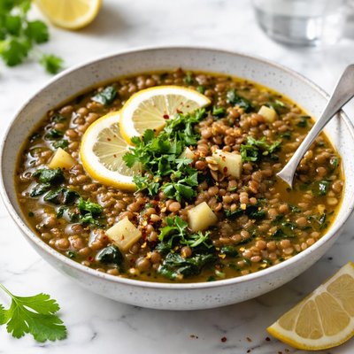Image of Adas Bil Hamod Lentils with Lemon Juice