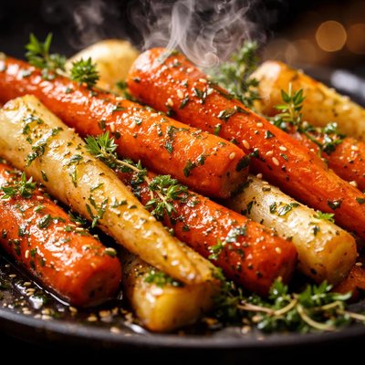 Image of Adders Fork Glazed Carrots Parsnips Zwt Three