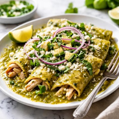 Image of Addictive Green Enchiladas