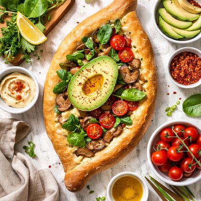 Image of Vegan Adjarian Khachapuri