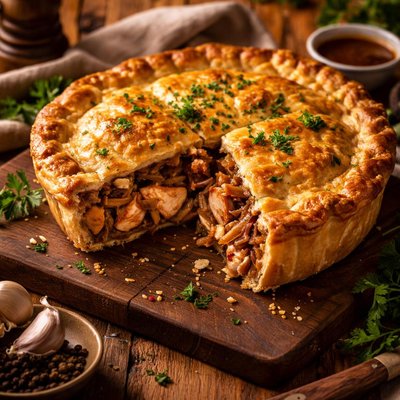 Image of Adobo Chicken Pie