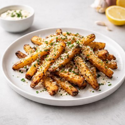 Image of Adobo Garlic Parmesan Potato Oven Fries