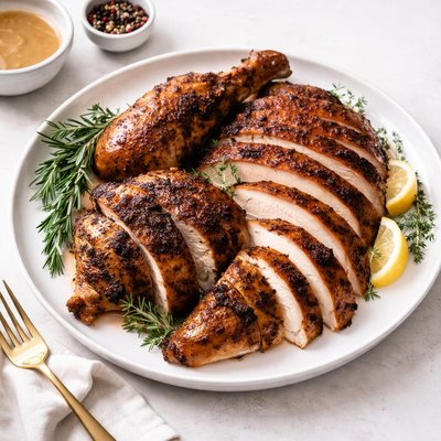 Image of Adobo Rubbed Thanksgiving Turkey