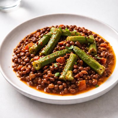 Image of Adzuki Bean Stew with Okra