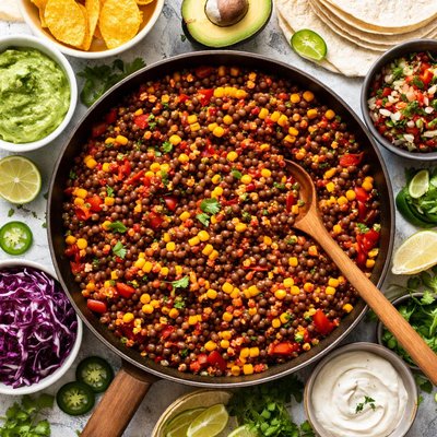 Image of Adzuki Bean Taco Burrito Filling