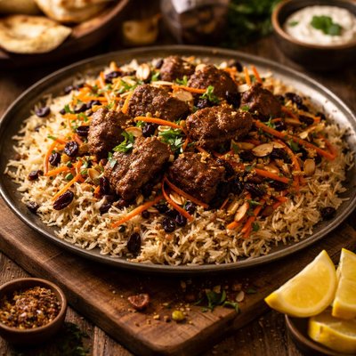 Image of Afghani Lamb and Rice Dish