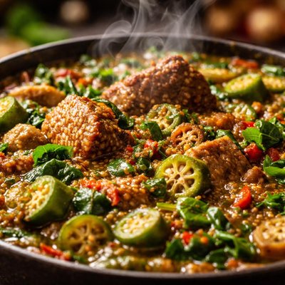 Image of African Okra Soup