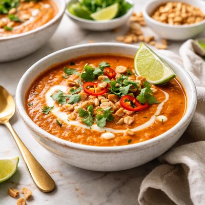 Image of African Peanut Tomato Soup