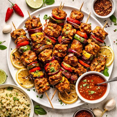 Image of African Piri Piri Kabobs