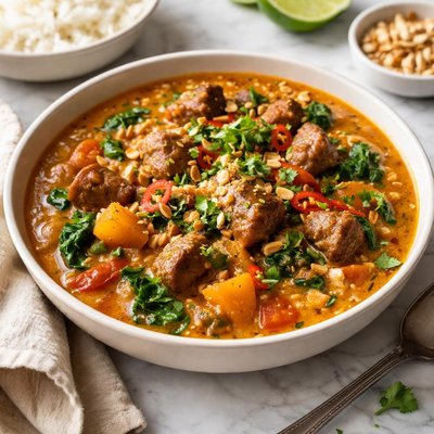 Image of African Pork and Peanut Stew