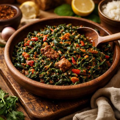 African Spinach Recipe