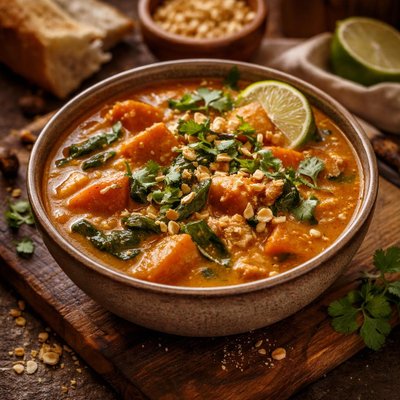Image of African Yam and Peanut Soup