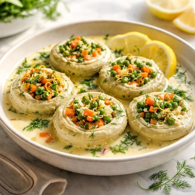 Image of Aginares Avgolemono Artichoke Bottoms in Avgolemono